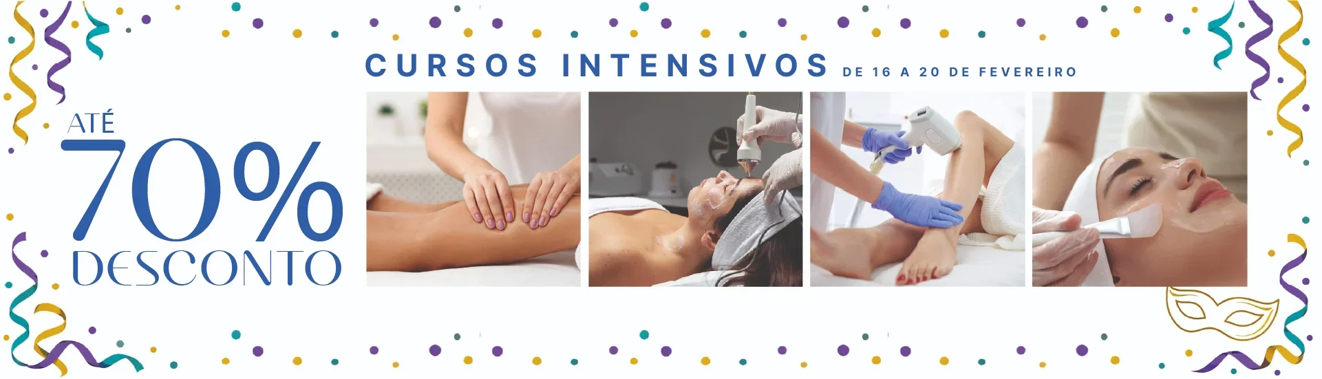 Até 70% desconto - Cursos intensivos